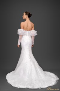 Свадебное платье CJY-188. Цвет айвори. Вид 2