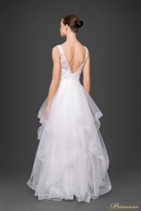 Свадебное платье В400. Цвет белый. Вид 2