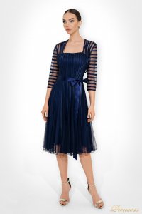 Американское вечернее платье 1208-US. Цвет синий. Вид 2
