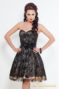 Коктейльное платье на выпускной 78359B. Цвет чёрный. Вид 1