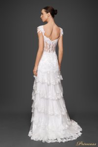 Американское Свадебное платье NewYork Fashion 23006. Цвет белый. Вид 2