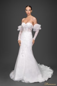 Свадебное платье CJY-188. Цвет айвори. Вид 1