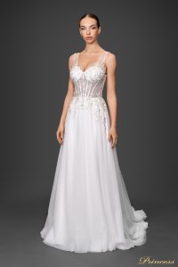 Американское Свадебное платье NewYork Fashion - CC223. Цвет айвори. Вид 1