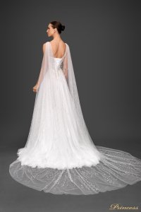 Американское Свадебное платье NewYork Fashion - CC223. Цвет айвори. Вид 2