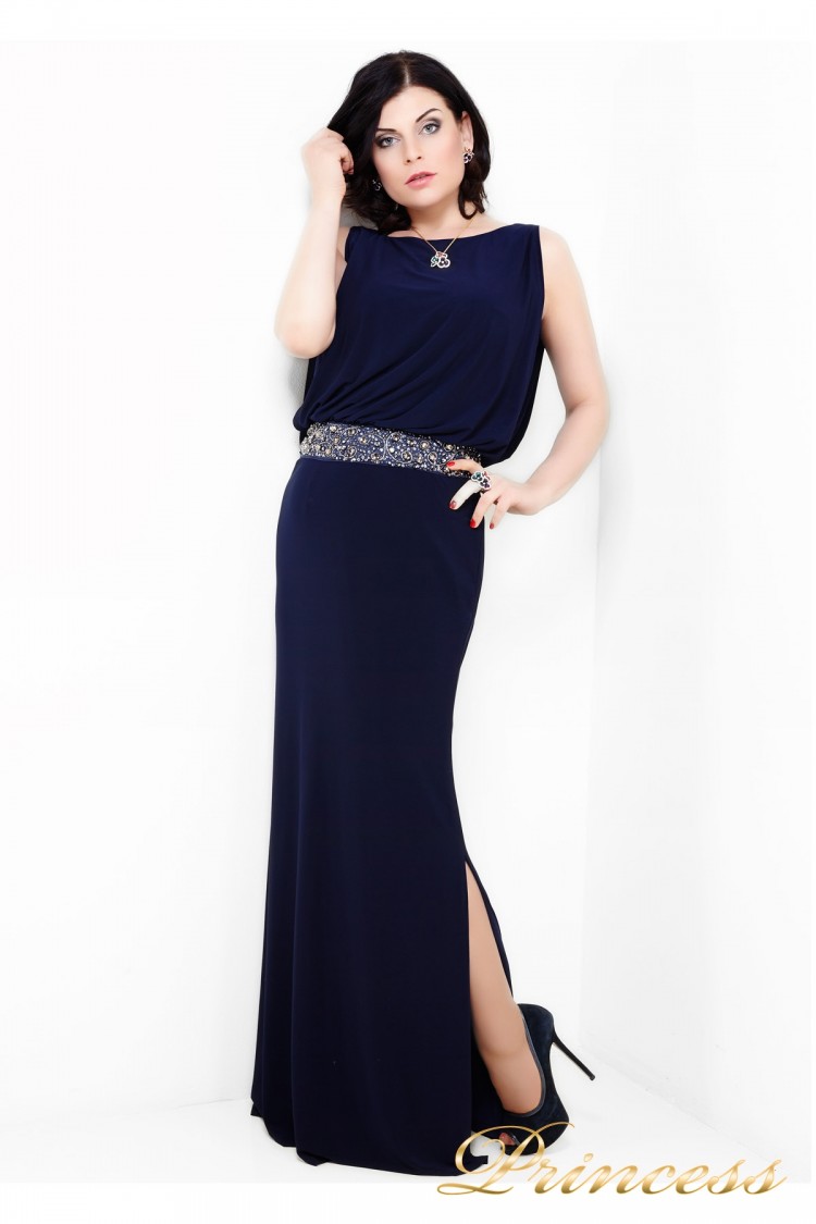 Вечернее платье 1144N (синий)