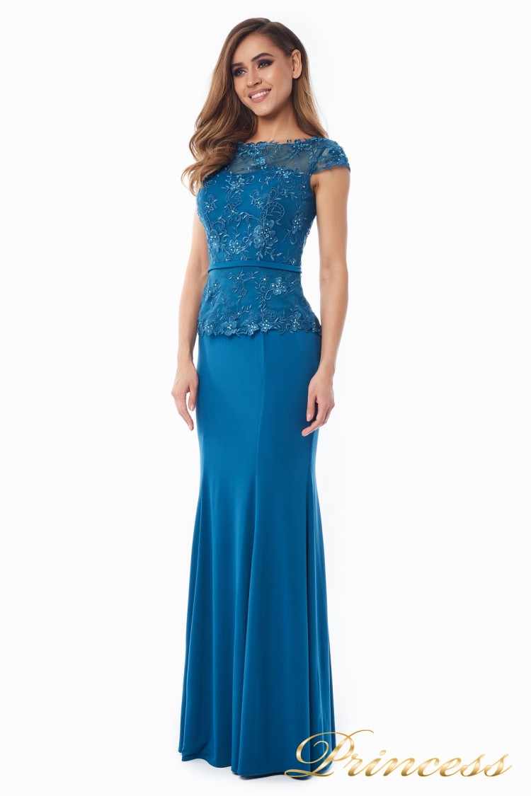 Вечернее платье 12084_teal_small синего цвета