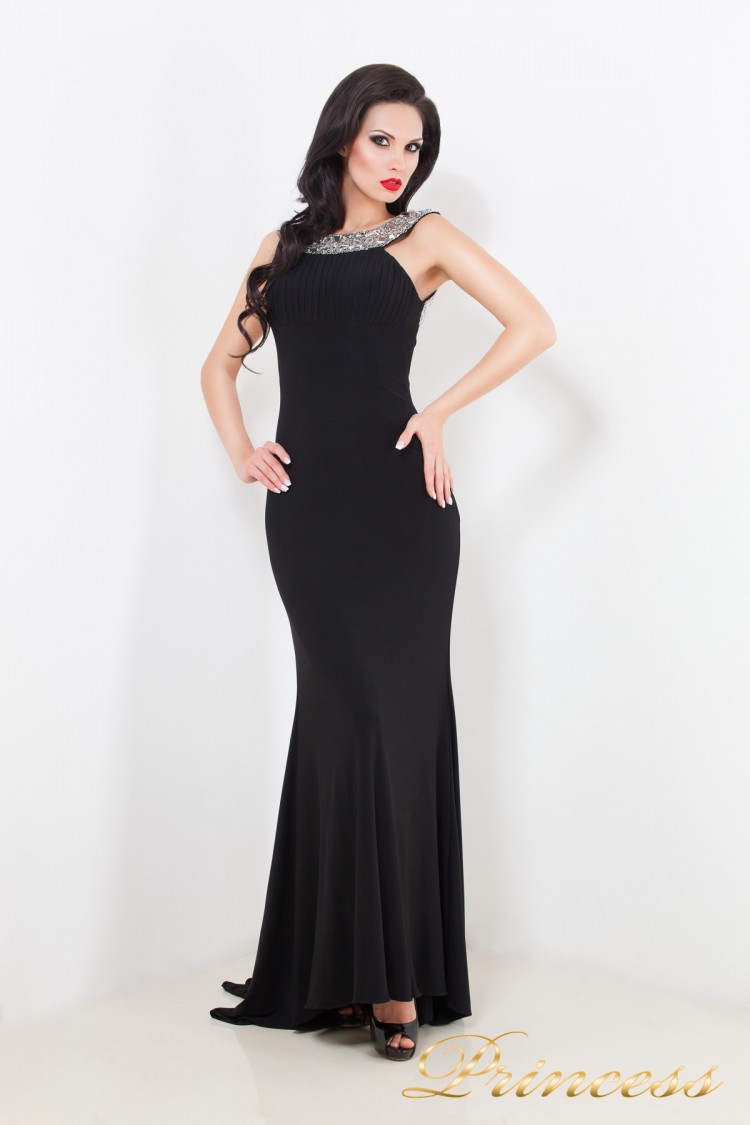 Вечернее платье 1453 B чёрного цвета