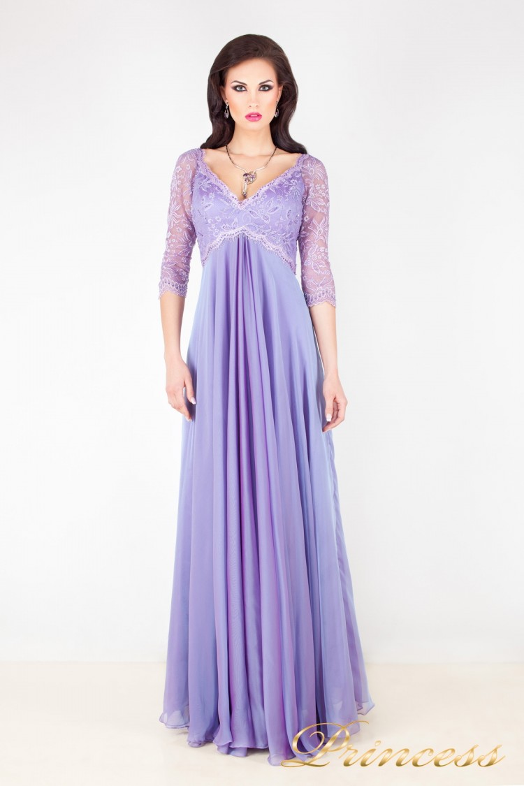 Вечернее платье 1679 фиолетового цвета
