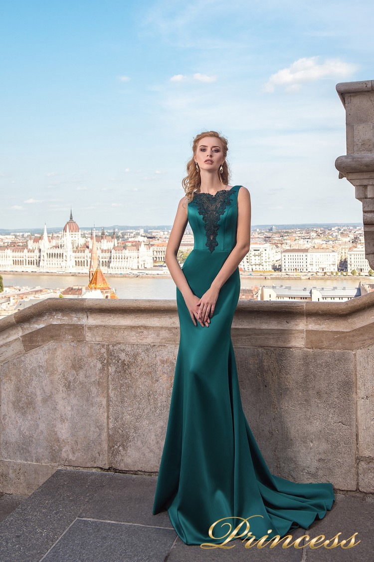 Изумрудные платья на выпускной купить в Москве – Цена в интернет-магазине PrincessDress
