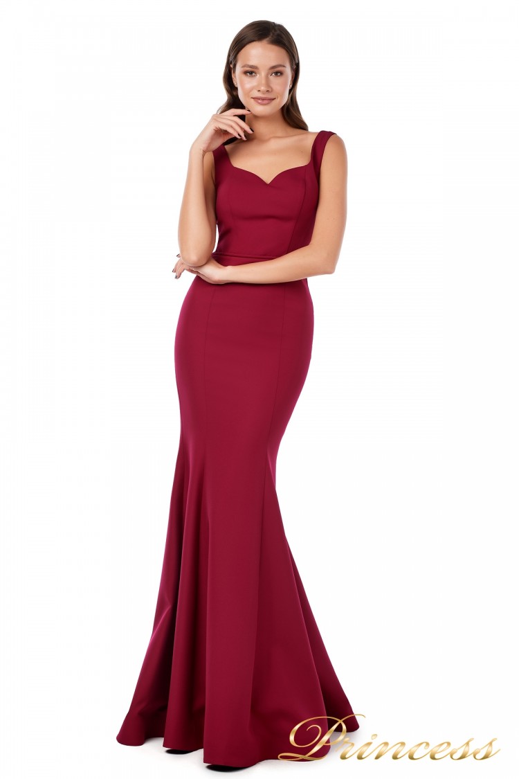 Вечернее платье 227543 red . Цвет wine