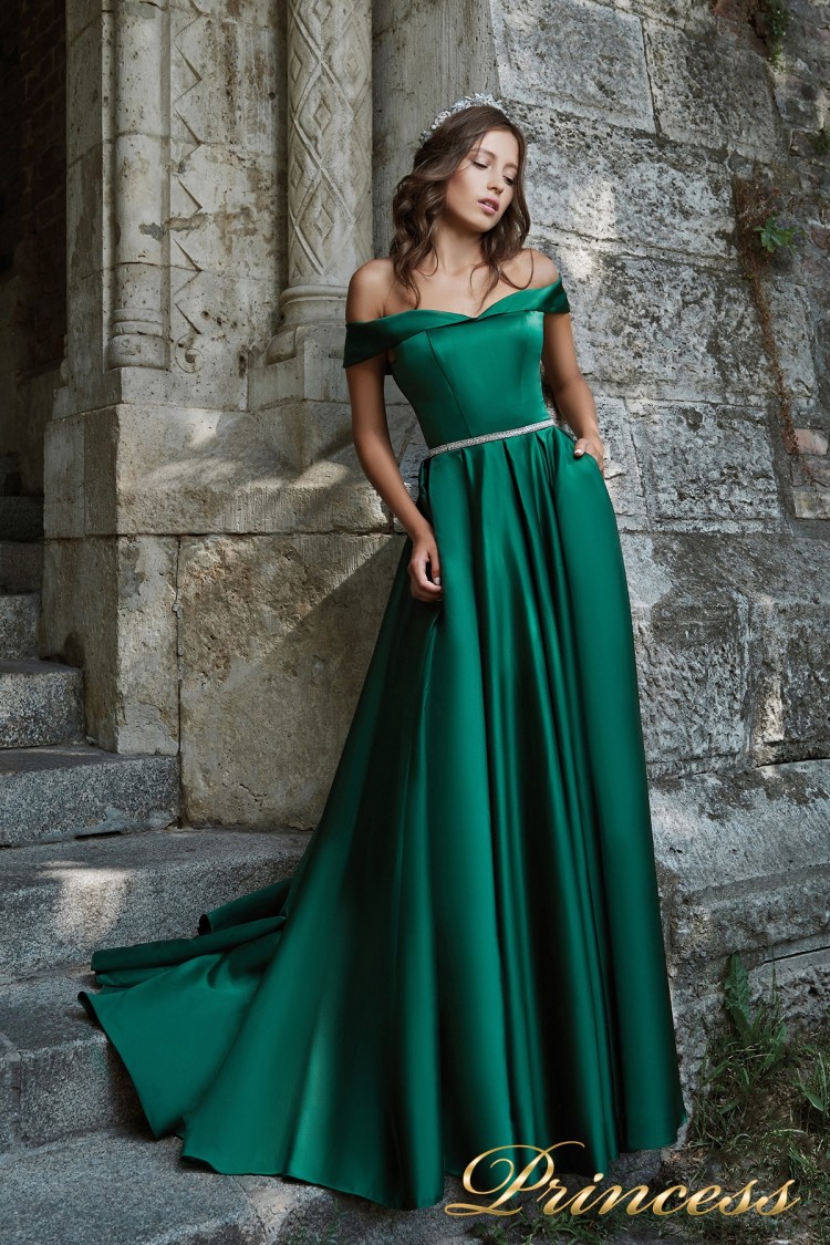 Вечернее платье 29231 G зеленого цвета