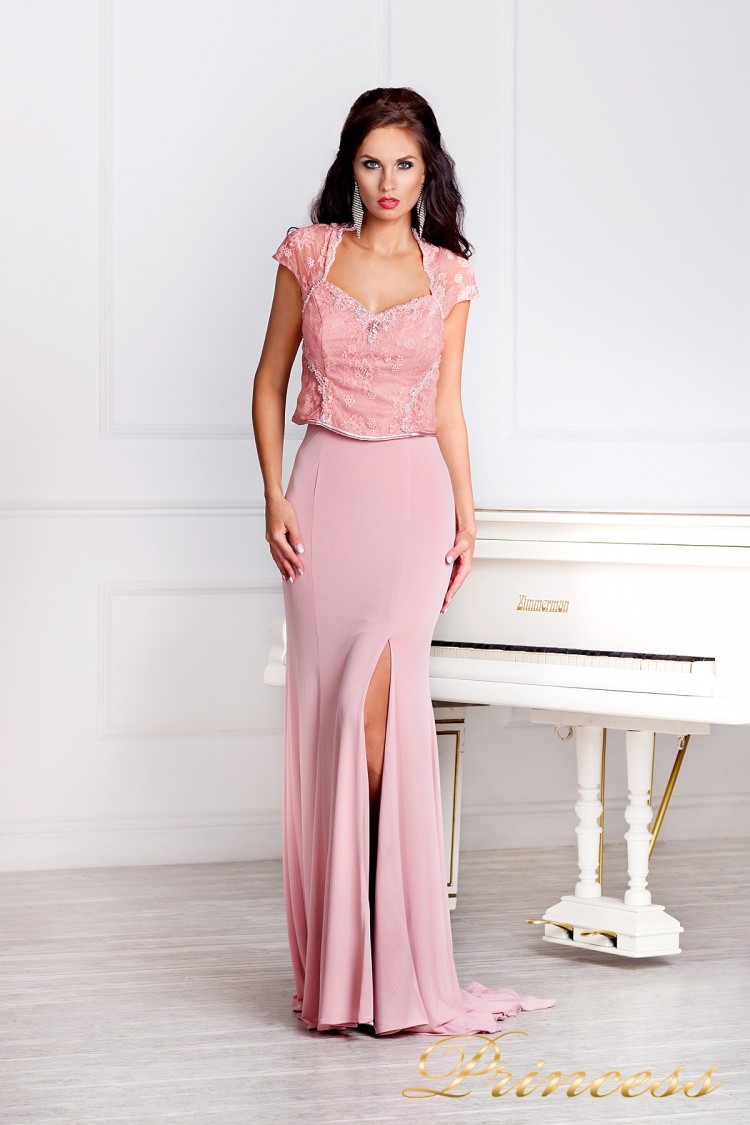 Вечернее платье 3197 розового цвета