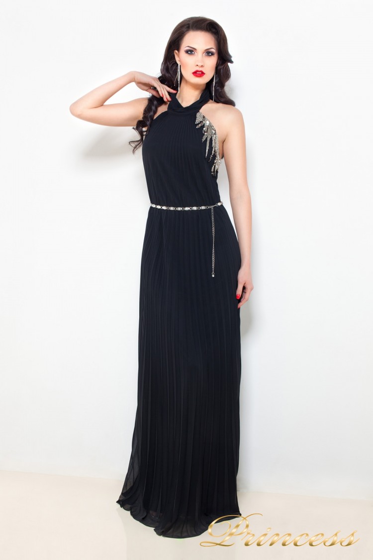 Вечернее платье 3947 чёрного цвета