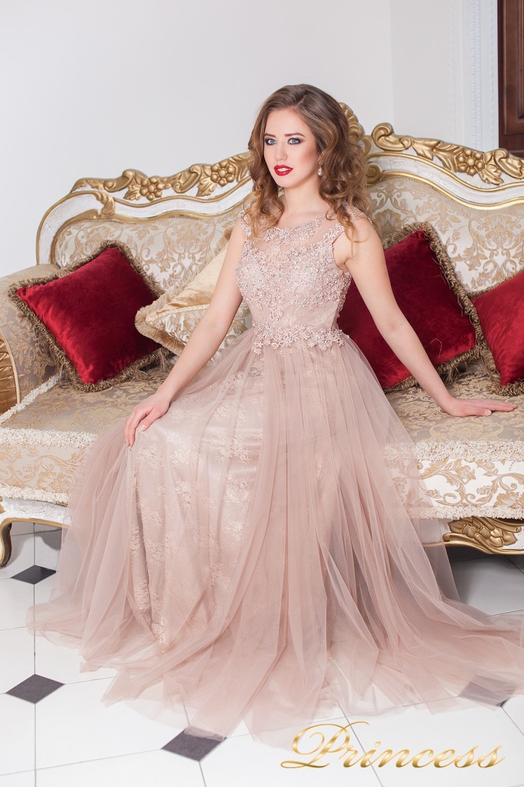 Вечернее платье 5133 PINK розового цвета