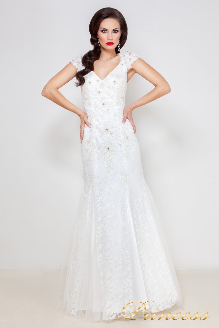Свадебное платье 6001 белого цвета