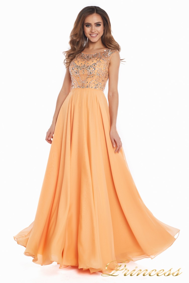 Вечернее платье 80824AP цветного цвета