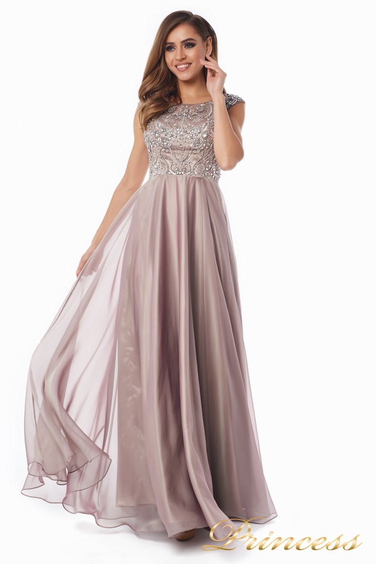Вечернее платье 80824-186 pink розового цвета