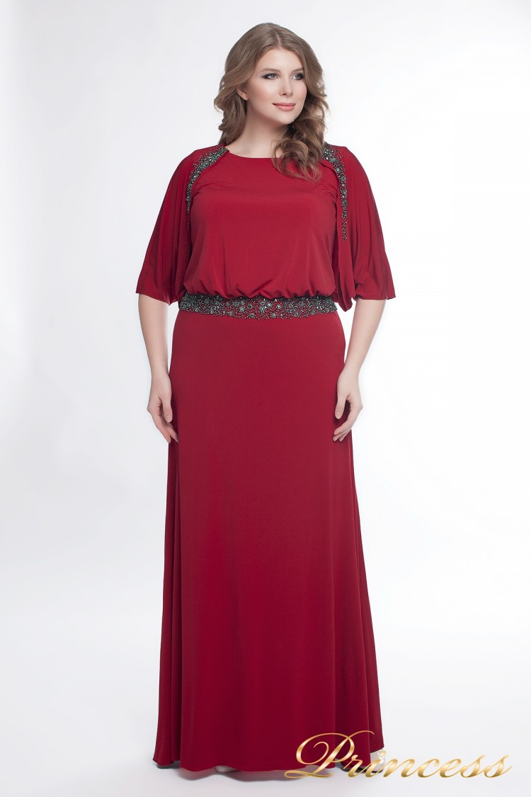 Вечернее платье 950_red красного цвета