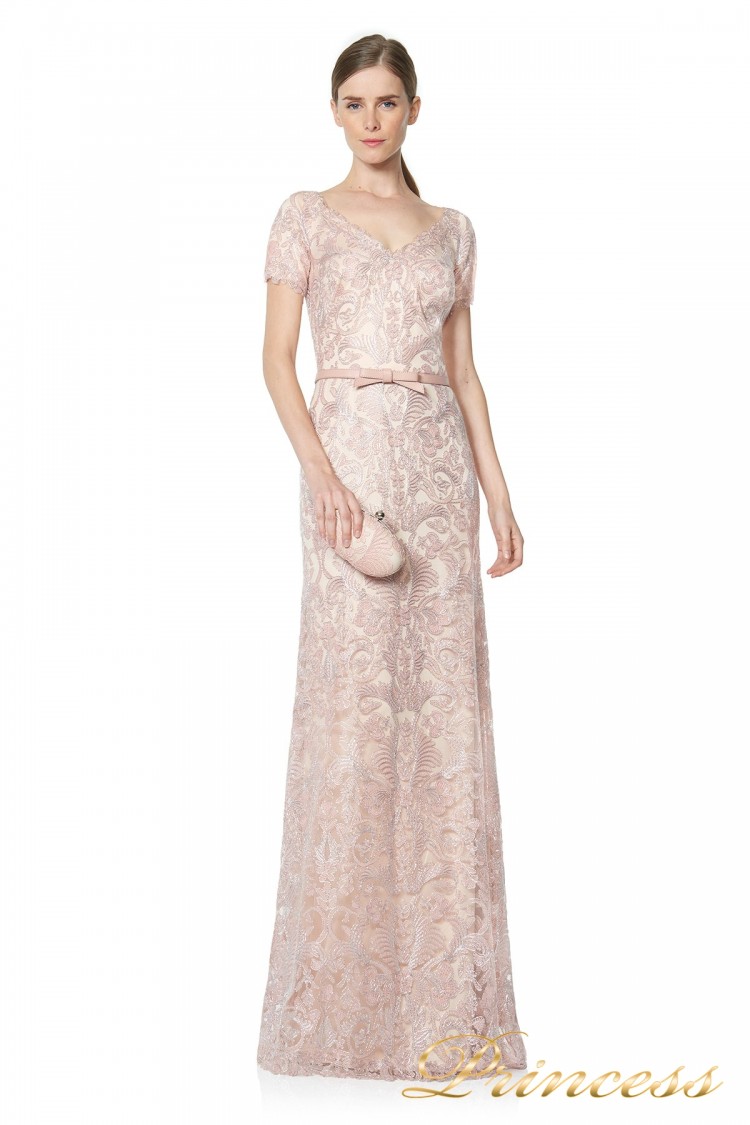 Вечернее платье ALX16372L розового цвета