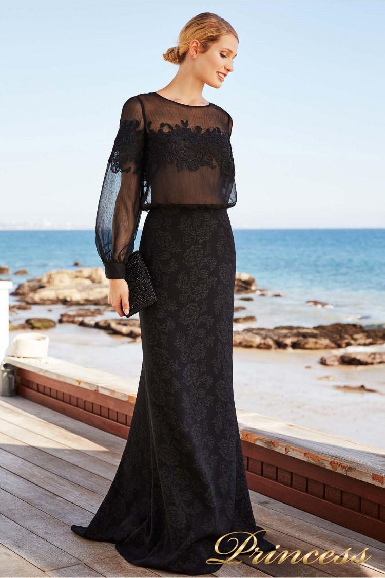 Вечернее платье BCD 18399L BLACK чёрного цвета