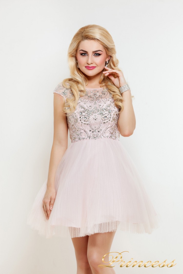 Платье на выпускной 24P розового цвета