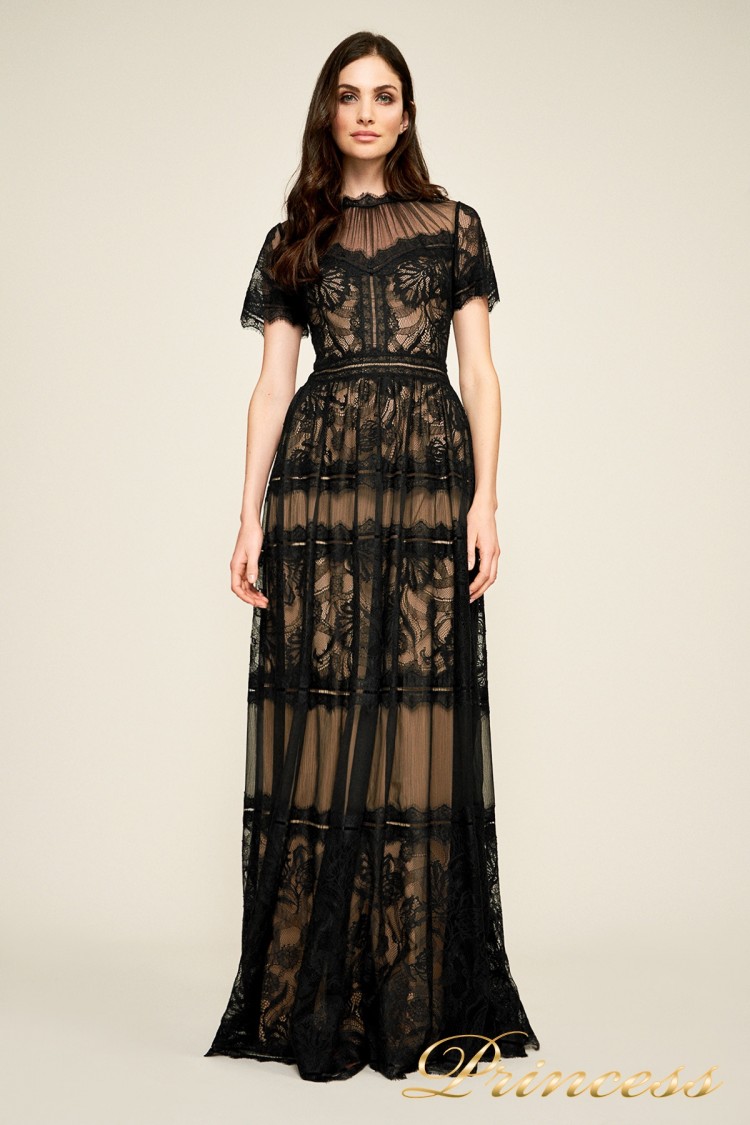 Вечернее платье AWI17173L CAMILLA GOWN чёрного цвета